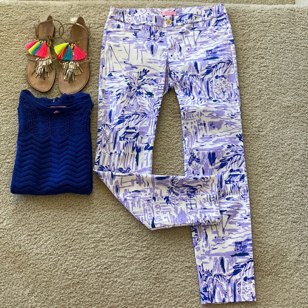 Lilly Pulitzer Kelly Skinny Ankle Gorgeous Like New!!